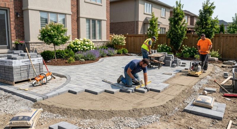 Patio Pavers Installation in Boston, MA