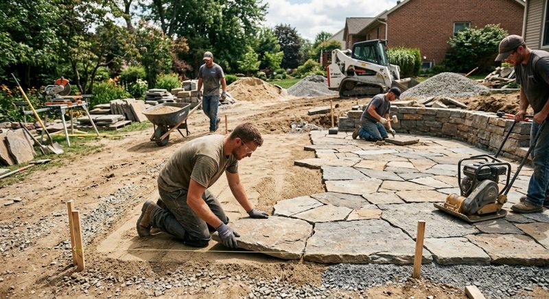 Pavers Landscaping in Boston, MA